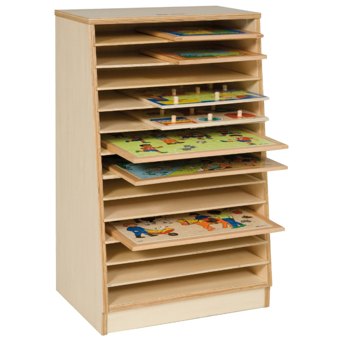  Contender C990652F Mobile Paper and Puzzle Storage