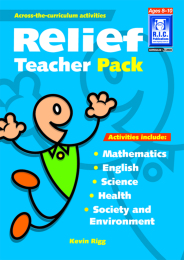Relief Teacher Pack  Book- Ages 8-10