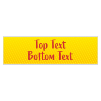 Yellow Vibe Personalised Banner