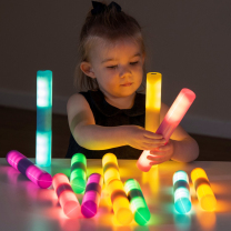 Light Up Glow Cylinders - Pack of 12