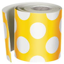 Yellow Polka Dots Trimmer Roll