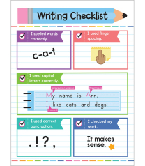 Writing Checklist Chart