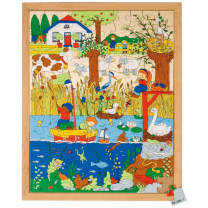 Above and Beneath the Lake Wooden Puzzle