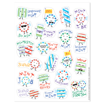 Mint Scented Stickers