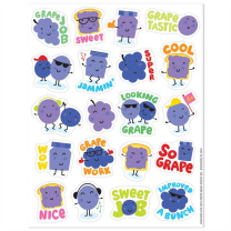 Grape Stinky Stickers