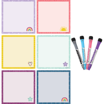 Happy Day Magnetic Square Notes and Pen Set