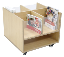 Creative Book Bin with Perspex Ends