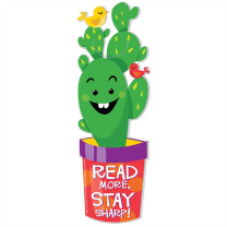 Read More Stay Sharp! Cactus Bookmarks