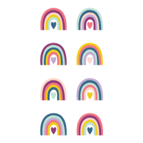 Oh Happy Day Rainbows Spot Stickers
