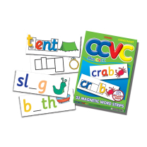 CCVC/CVCC Magnetic Word Strips