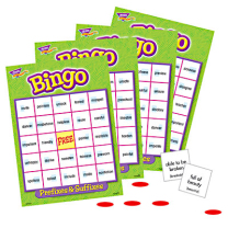 Prefixes and Suffixes Bingo Game