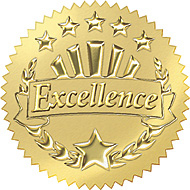 Excellence Gold Award Seals