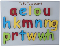 Te Pu Taka Maori Alphabet Wooden Puzzle