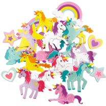 Unicorns Foam Stickers - Pack of 22