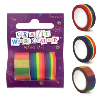 Rainbow Washi Tape - Pack of 3