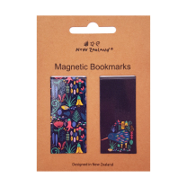Kiwi and Flora Magnetic Bookmarks