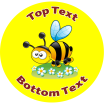 Bumble Bee Personalised Stickers