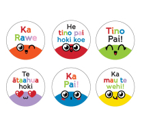 Smiley Faces Te Reo Stickers