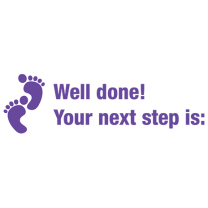Well done! Your next step is Stamp