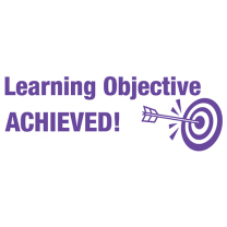 Learning Objective Achieved Stamp