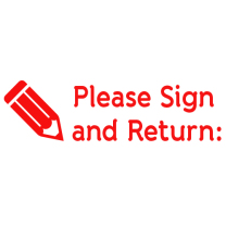 Please Sign and Return Stamp