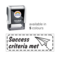 Success Criteria Met Dart Stamp