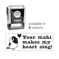 Your Mahi Makes My Heart Sing! Stamp