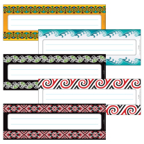 Maori Patterns 2 Classroom Labels
