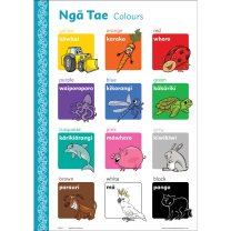 Ngā Tae - Colours Bilingual Chart