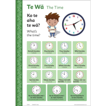 Te Wā - The Time Bilingual Chart