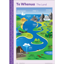 Te Whenua - The Land Bilingual Chart
