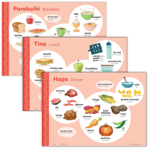 Meals of the Day Bilingual Chart Set