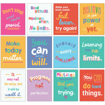 Growth Mindset Quotes Poster Set