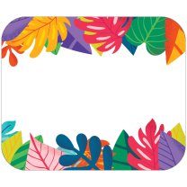 Colourful Leaves Name Tags