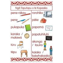 Classroom Maori Chart