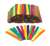 Jumbo Coloured Sticks - 500 Pieces