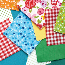 Craft Fabric Squares - Pack of 150