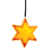 Clear Star Ornaments - Pack of 12