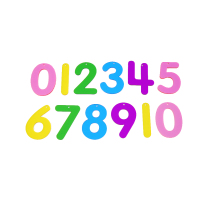 Translucent Acrylic Numbers 0-9