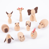 Wooden Animal Friends - Pack of 10