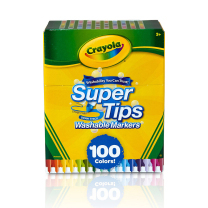 Crayola Super Tips Washable Markers - Pack of 100
