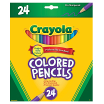 Crayola Full Size Coloured Pencils - Pack of 24