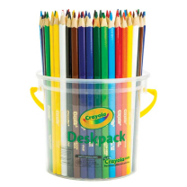 Crayola Triangular Coloured Pencils Deskpack - Pack of 48