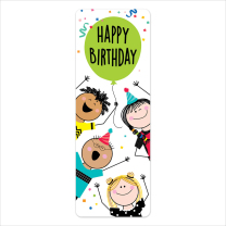 Stick Kids Happy Birthday Bookmarks