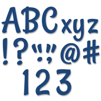 Blue Solid Alphabet Lettering - 10cm