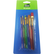 Coloured Brush Set - Pack of 6
