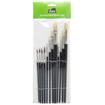 Assorted Brushes - Pack of 12