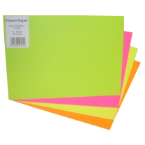 Paper A4 Assorted Fluoro