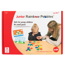 Junior Rainbow Pebbles Early Construction Set