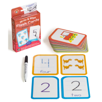 Numbers 0 to 30 Write & Wipe Flash Cards